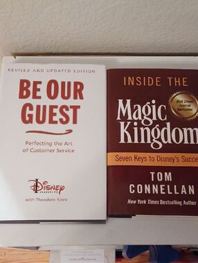 Be Our Guest & Inside the Magic Kingdom Disney Institute Tom Connellan Books